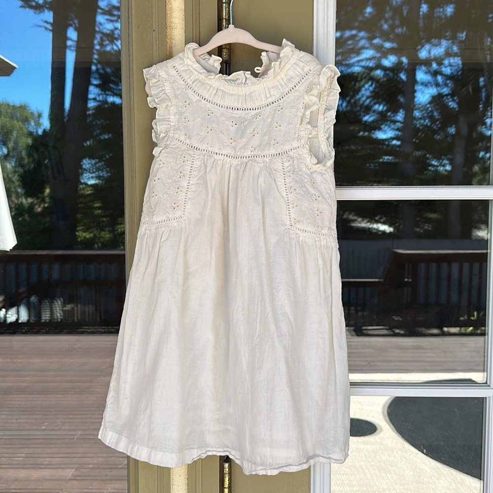 Charming Cream Kids Dress